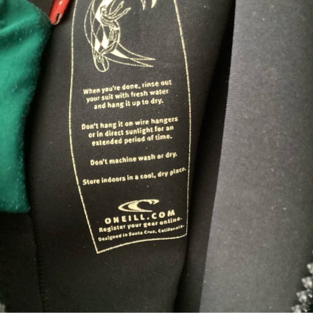 O'Neill Men’s Black Short Sleeve Hammer 2mm Wetsuit - Picture 9 of 12